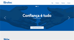Desktop Screenshot of ndtec.net.br