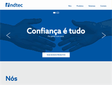Tablet Screenshot of ndtec.net.br